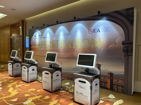 Self-service check-in kiosk