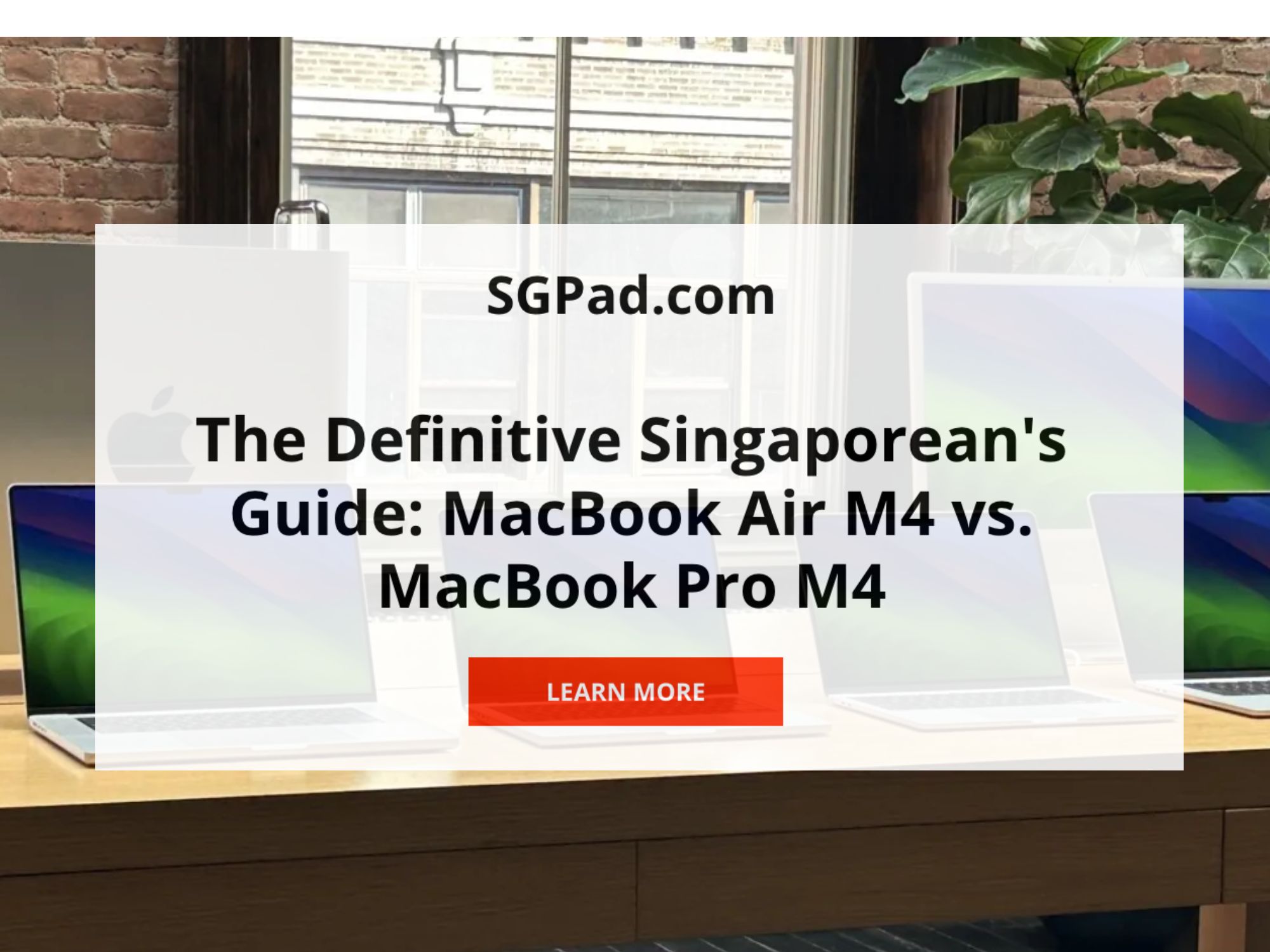 The Definitive Singaporean's Guide: MacBook Air M4 vs. MacBook Pro M4 – Choosing Your Perfect Companion in Year 2025